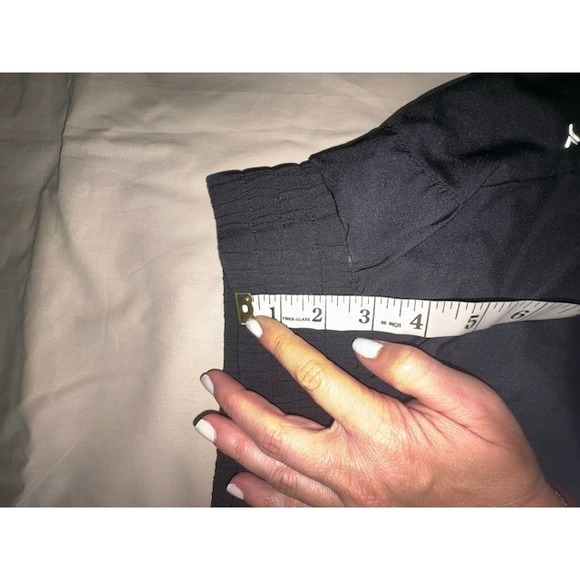 Old Navy Girls Mid Rise Active Running Shorts Elastic Waist Size M 8-9 Black - Picture 9 of 13